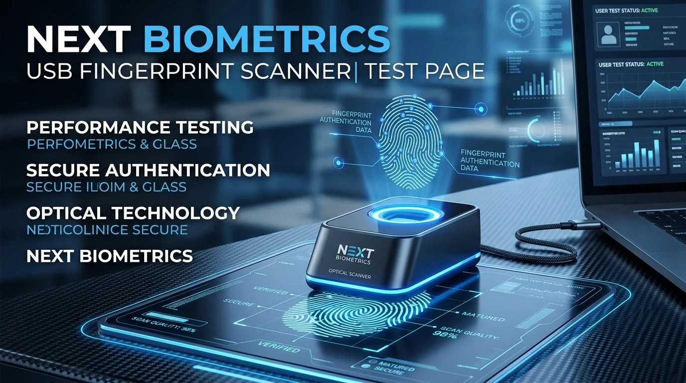 Next Biometrics Fingerprint Scanner RD Service Test Page