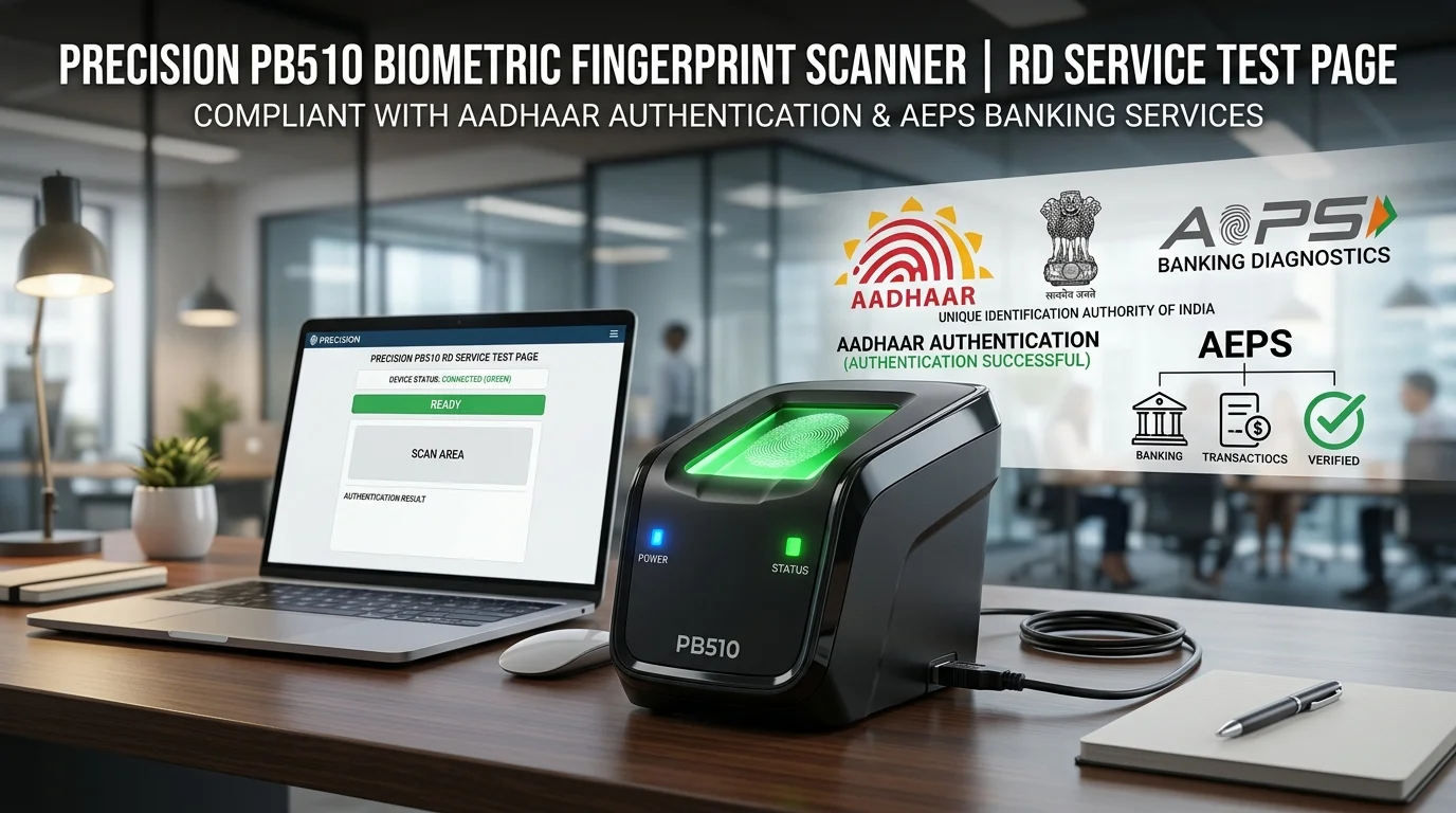 Precision Biometric Scanner RD Service Test Page