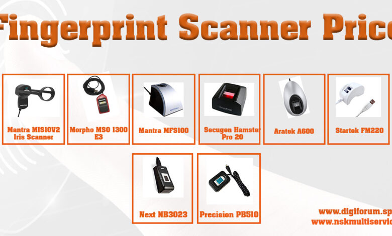 Fingerprint scanner device price