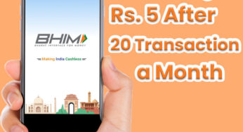 UPI Charges Rs. 5 After 20 Transaction a Month