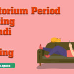 moratorium period meaning in hindi