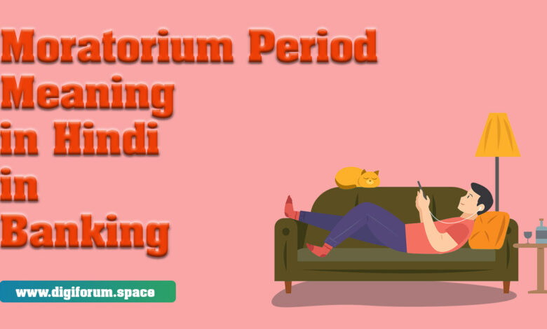 moratorium period meaning in hindi