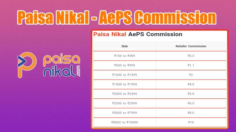 Paisa Nikal Aeps Commission list