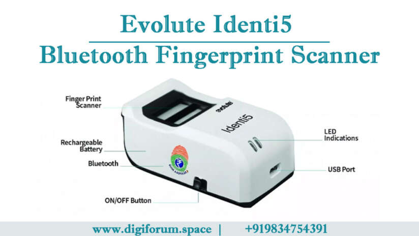 Evolute Identi5 Bluetooth Scanner