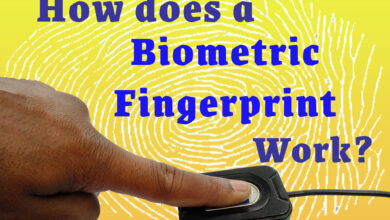 how does biometric fingerprint scanner work