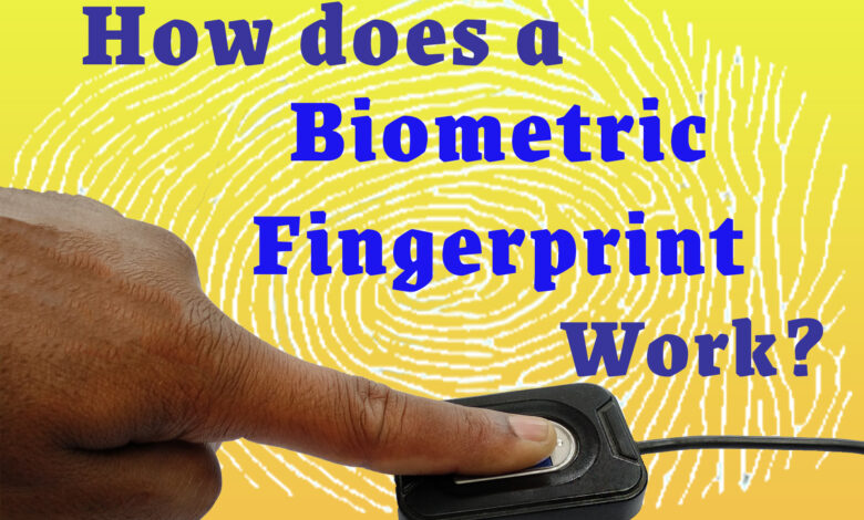 how does biometric fingerprint scanner work