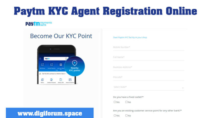 Paytm KYC Agent Registration Online