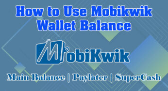 How to Use Mobikwik Wallet Balance?