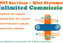 Mini Statement Commission