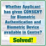 Consent for biometric authentication