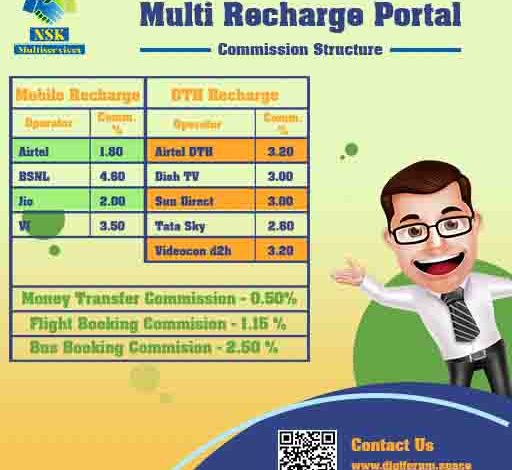 Multi Recharge Commission Structure