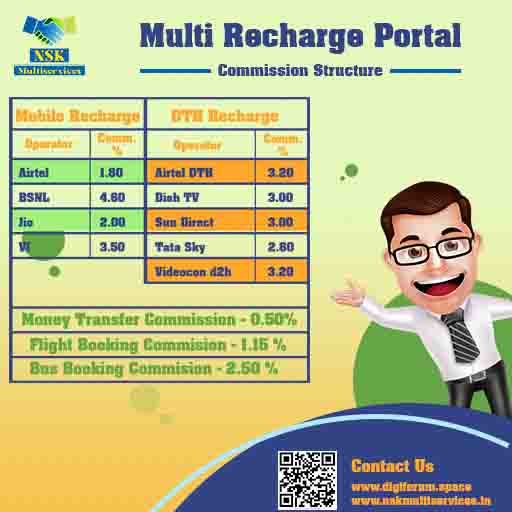 Multi Recharge Commission Structure