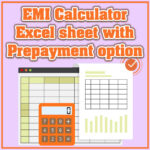 EMI Calculator Excel Sheet with Prepayment option