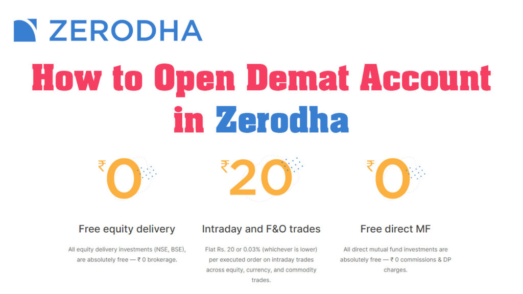 How to open Demat account in Zerodha