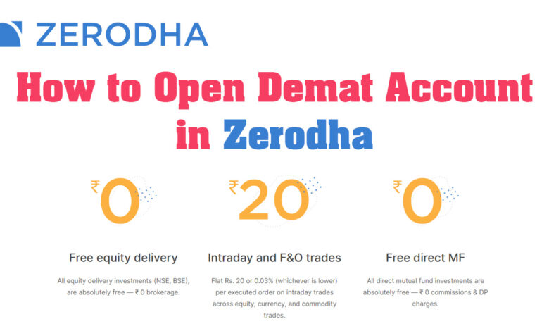 How to open Demat account in Zerodha