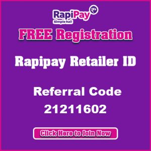 Rapipay Retailer registration free