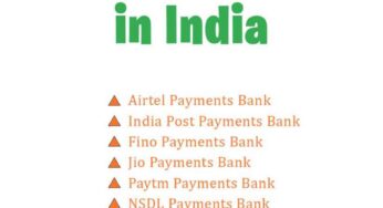 Online Payment banks in India