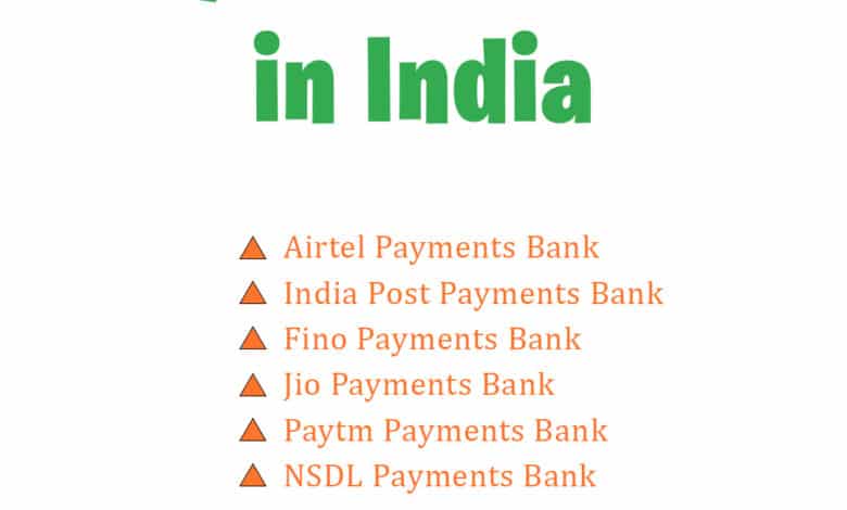 Payment banks in India