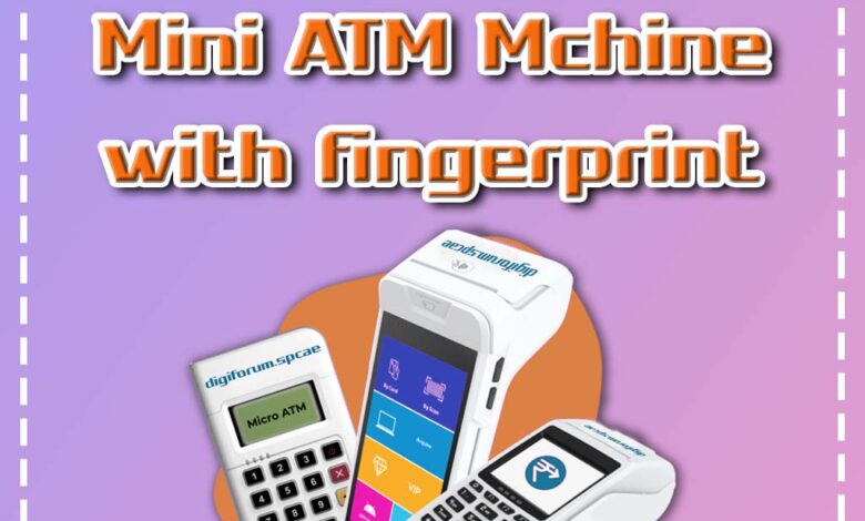 Mini ATM Machine with Fingerprint