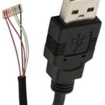 ikis USB Cable for Morpho Safran Aadhar biometric 2.0 Device MSO-1300, E1, E2, E3 Finger Print Scanner Black, 1 m Multi Functional OTG Cable