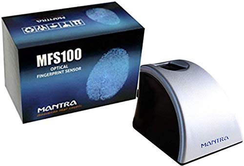 Yukonics-Mantra MFS-100 Biometric Finger Print C-Type Scanner with 1 Year RD Services