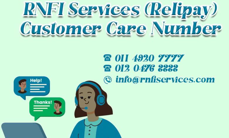 rnfi customer care number