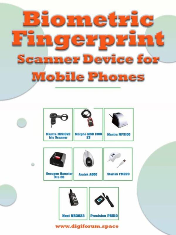 Biometric Fingerprint Scanner for Mobile
