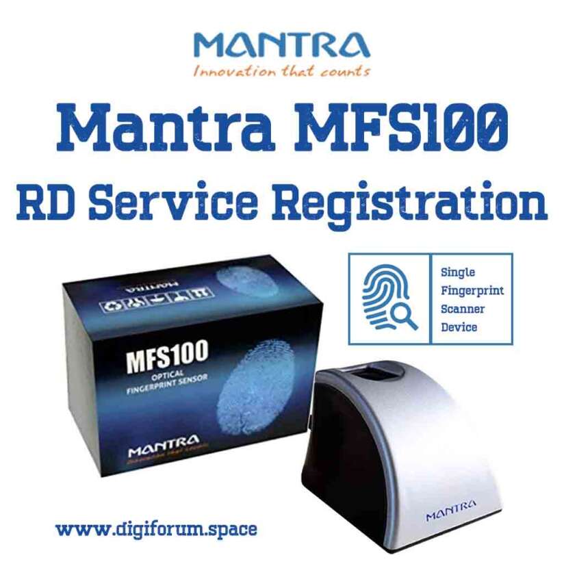 mantra rd service registration