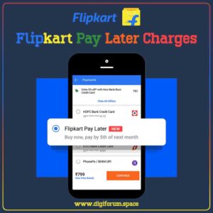 Flipkart pay later charges