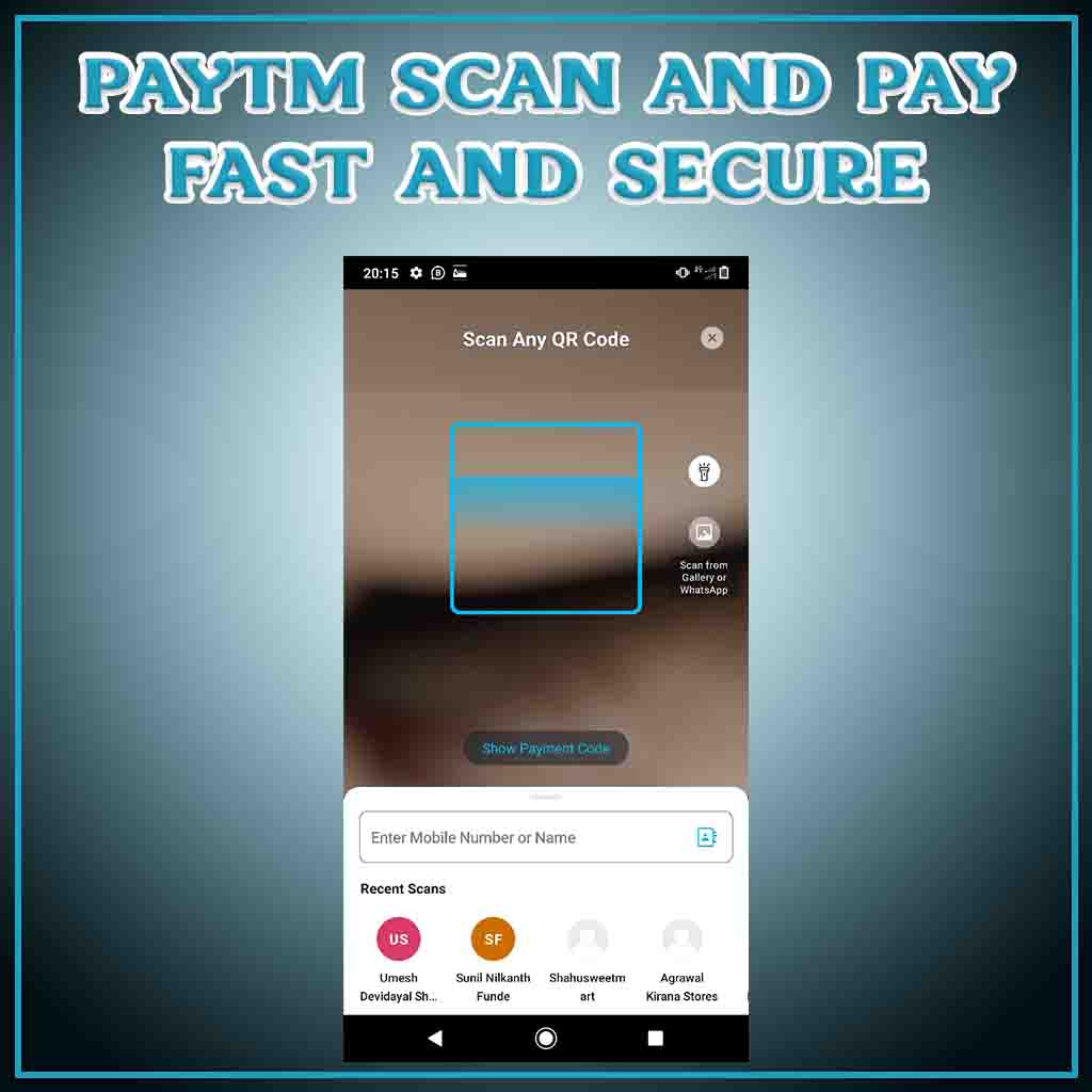 Paytm Scan and Pay