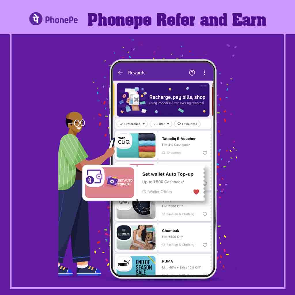 Phonepe Refer and Earn