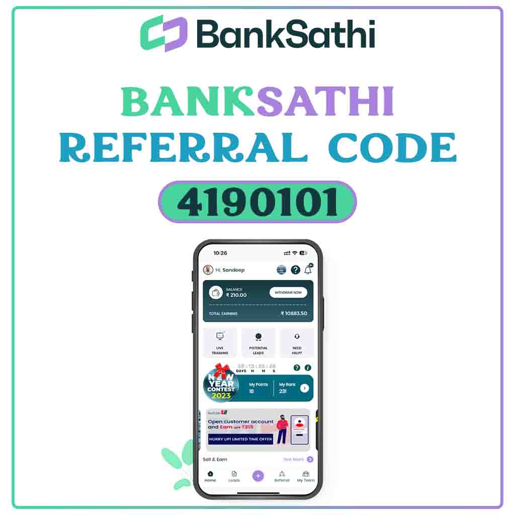 Banksathi referral code