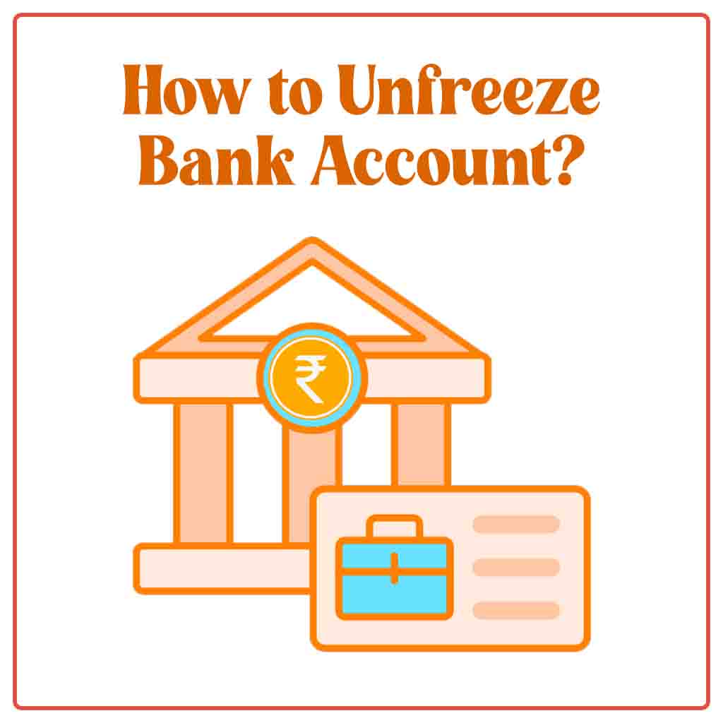 How to unfreeze bank account
