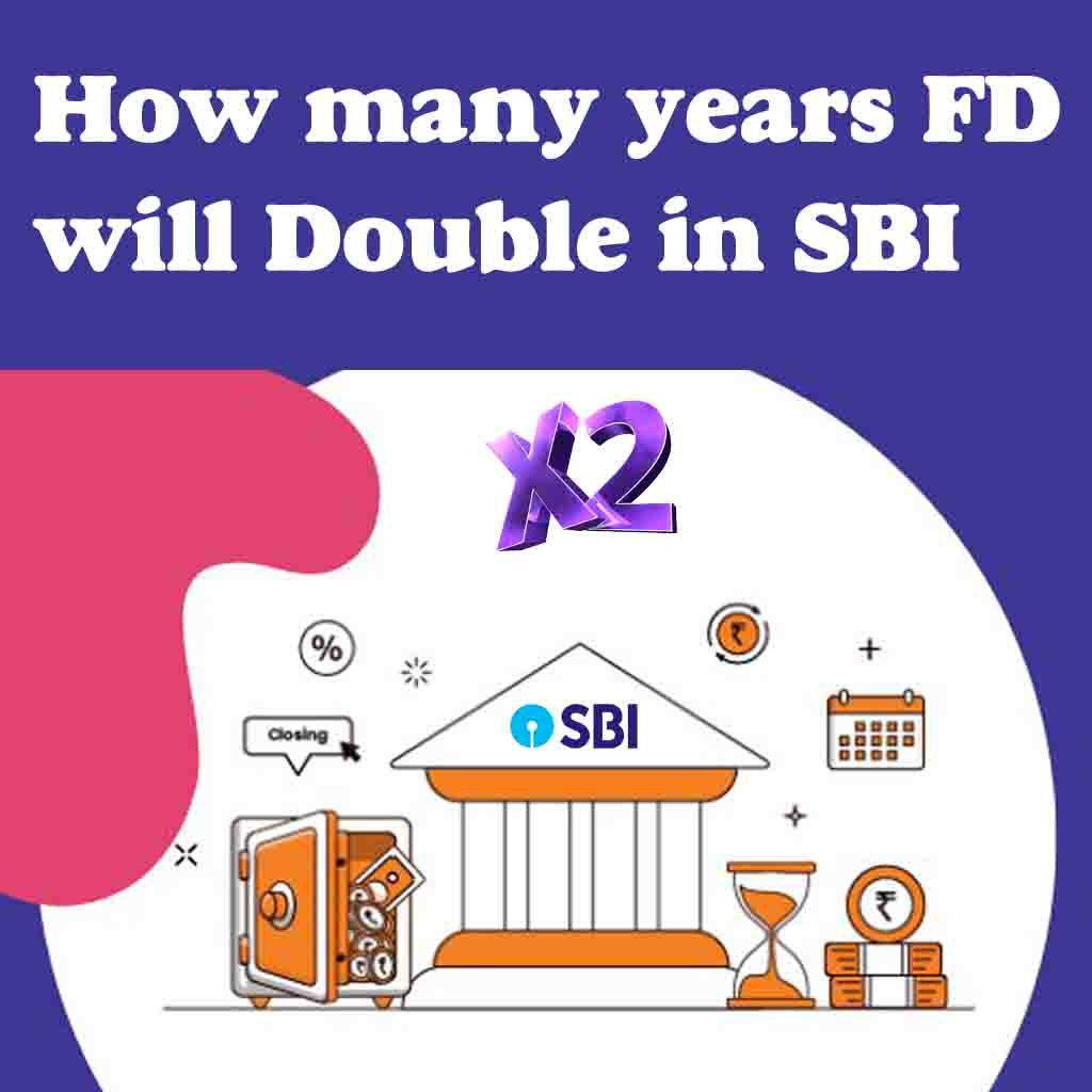 how many years fd will double in sbi