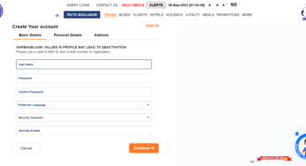 How to create IRCTC Account online?