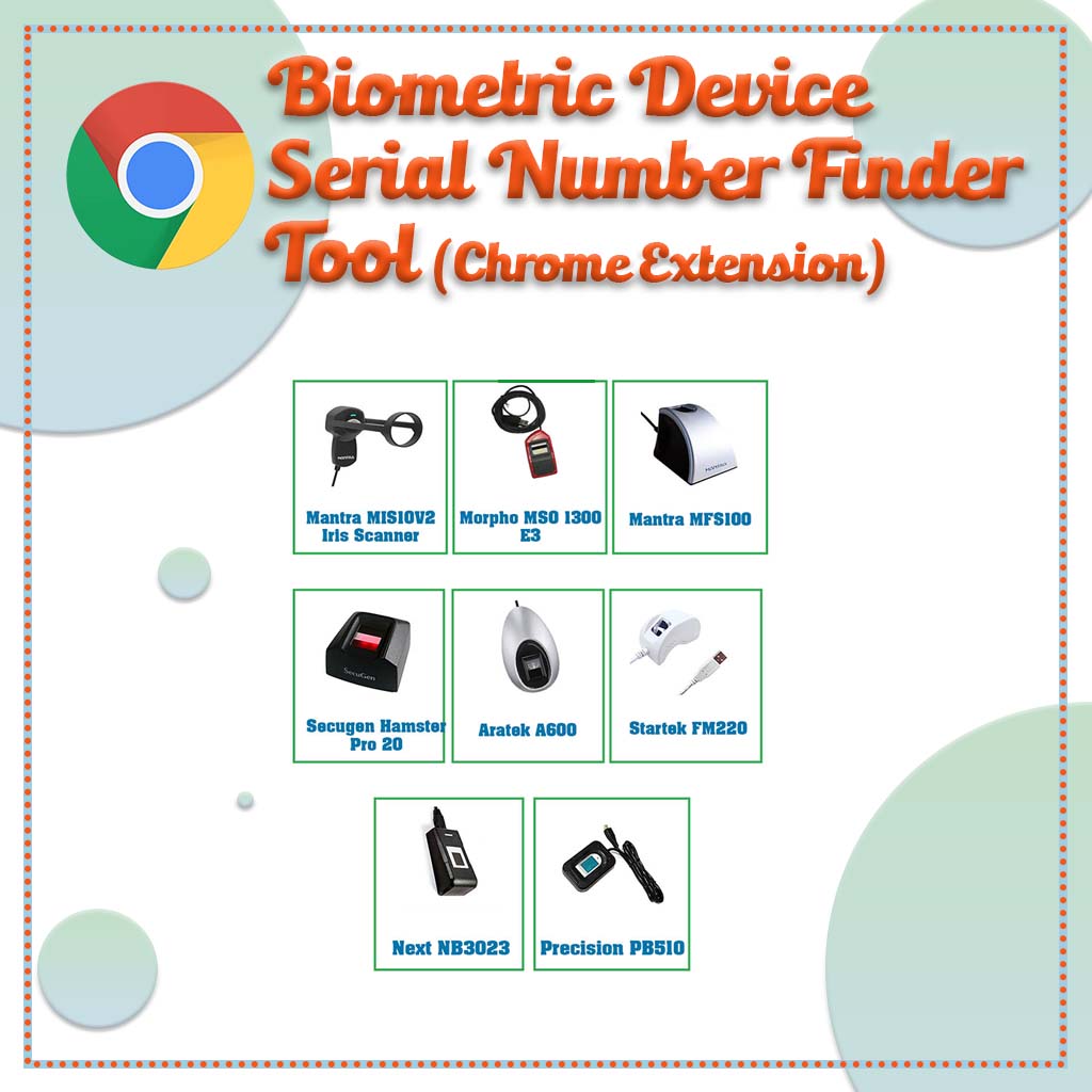Biometric Device Serial Number Finder Tool