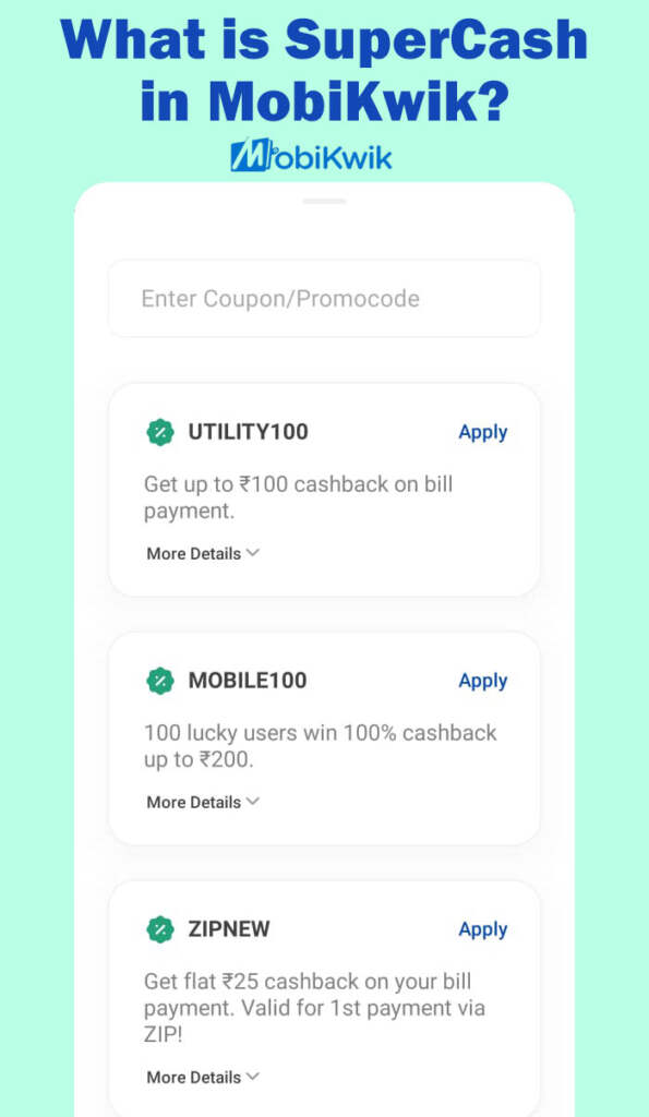 What is SuperCash in mobikwik